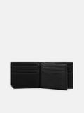 PEDRO Leather Bi-Fold Flip Wallet in Pixel - Navy