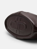 PEDRO Icon Leather Hobo Bag - Dark Brown