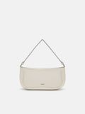 PEDRO Icon Oiled Leather Studded Shoulder Bag - Chalk