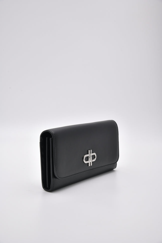 PEDRO Icon Leather Long Wallet-Black