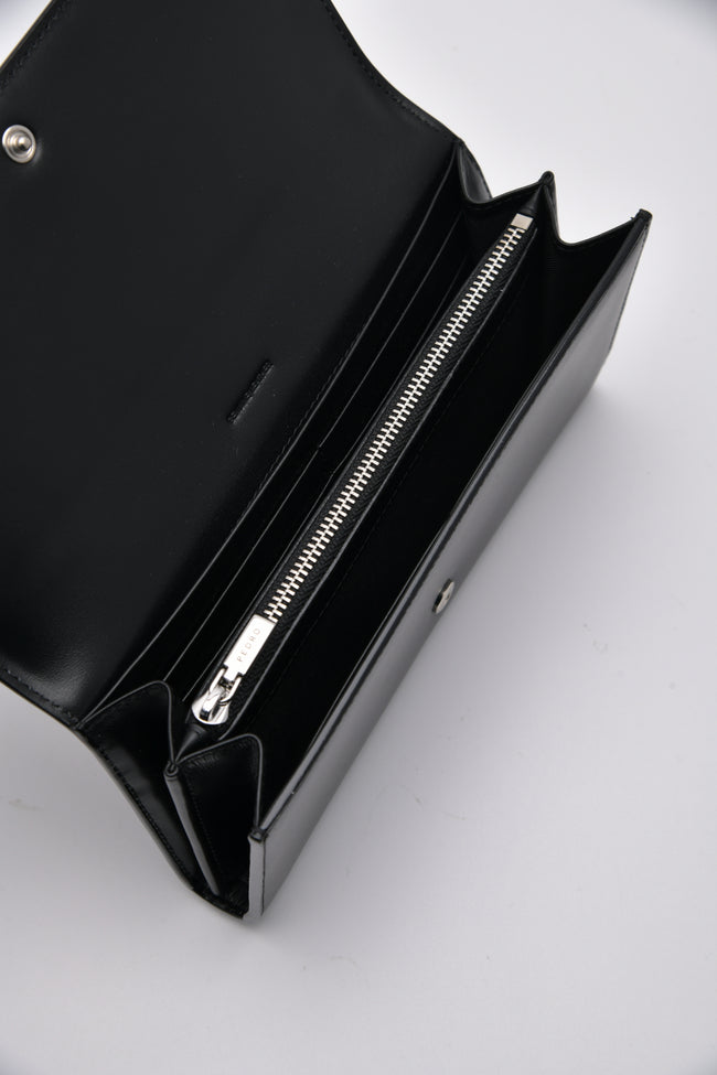 PEDRO Icon Leather Long Wallet-Black