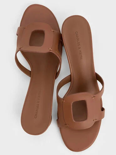 Easley Cut-Out Heeled Sandals_Caramel