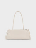 CHARLES & KEITH Women Hazel Bow Elongated Trapeze Shoulder Bag_Soft Pink