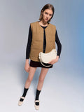 CHARLES & KEITH Sabine Knotted-Strap Curved Shoulder Bag_Cream