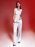 CHARLES & KEITH Arwen Diamond-Quilt Shoulder Bag_Cream