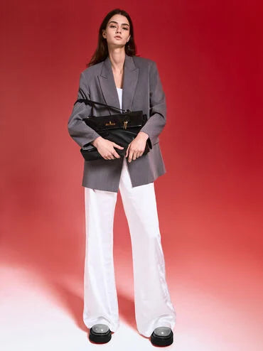 Kerry Top Handle Satchel Bag_Black