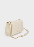 Shalia Chain-Strap Shoulder Bag_Cream