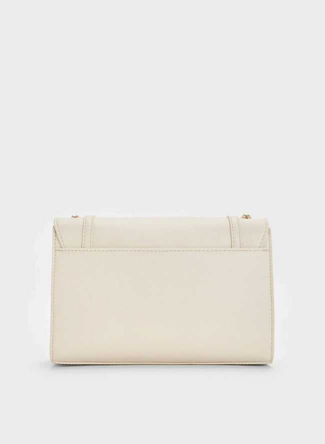 Shalia Chain-Strap Shoulder Bag_Cream