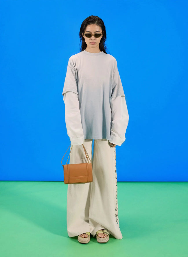 Shalia Chain-Strap Shoulder Bag_Russet Brown