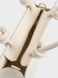 CHARLES & KEITH Sabine Knotted-Handle Trapeze Tote Bag_Cream