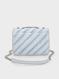 CHARLES & KEITH Bryna Curved Hobo Bag_Light Washed Denim