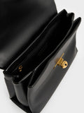CHARLES & KEITH Kerry Chain-Handle Crossbody Bag_Black