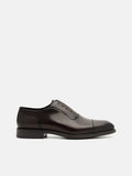 PEDRO Altitude Lightweight Burnished Leather Oxford Shoes - Dark Brown