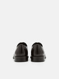 PEDRO Boxed Leather Derby Shoes - Dark Brown