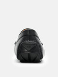 PEDRO Leather Horsebit Driving Shoes - Black