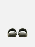 PEDRO Banded Slide Sandals - Military Green