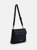 PEDRO Elliott Leather Clutch Bag - Navy
