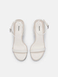 PEDRO Maika Heel Sandals - Chalk