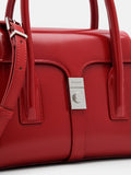 PEDRO Studio Farida Leather Compact Handbag - Red