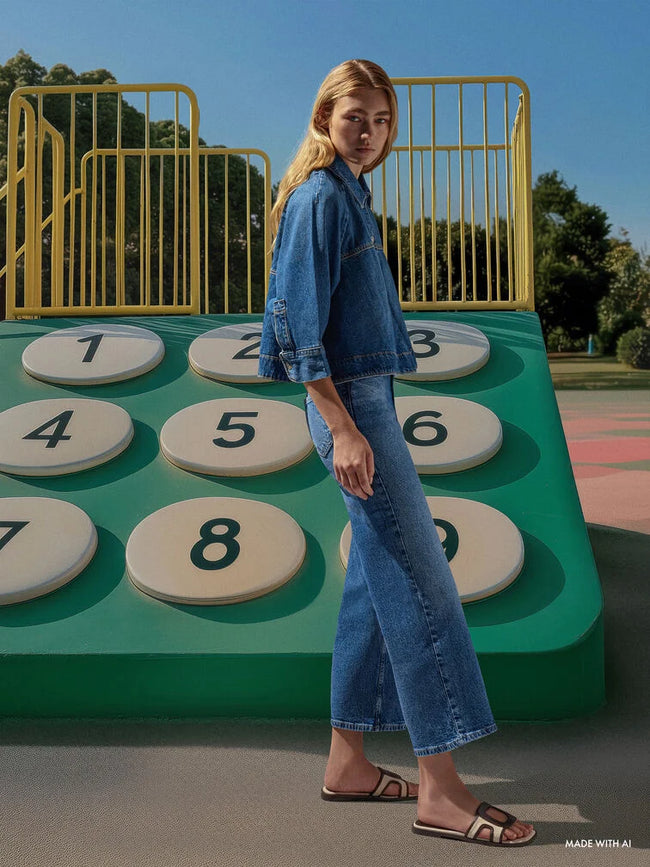Easley Linen Cut-Out Slide Sandals_Dark Brown