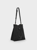 Ida Knitted Bucket Bag_Black