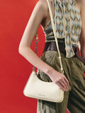 Lane Chain-Link Shoulder Bag_Cream