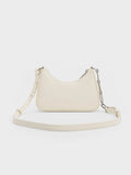 Lane Chain-Link Shoulder Bag_Cream