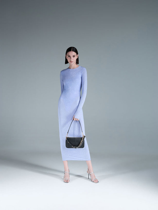 Addison Knotted-Rope Shoulder Bag_Black