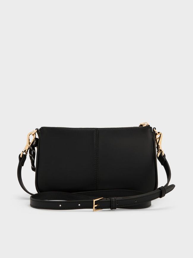 Addison Knotted-Rope Shoulder Bag_Black