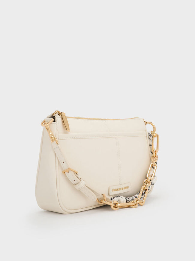 Addison Knotted-Rope Shoulder Bag_Cream