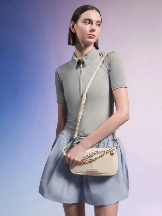 Addison Knotted-Rope Shoulder Bag_Cream