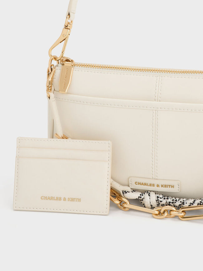 Addison Knotted-Rope Shoulder Bag_Cream