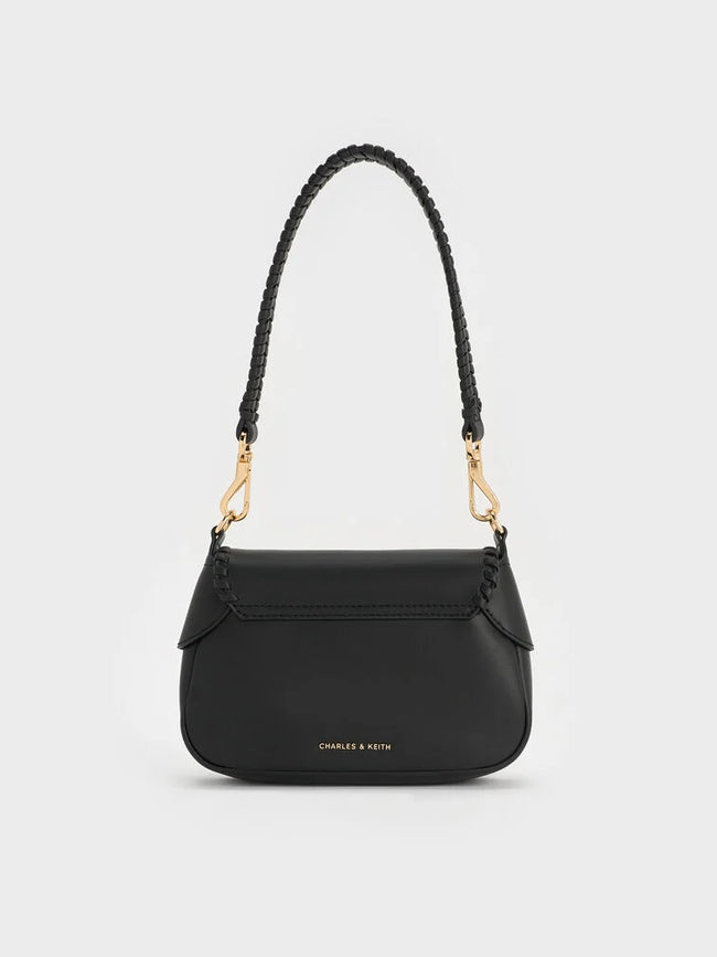 Blume Braided Shoulder Bag_Black