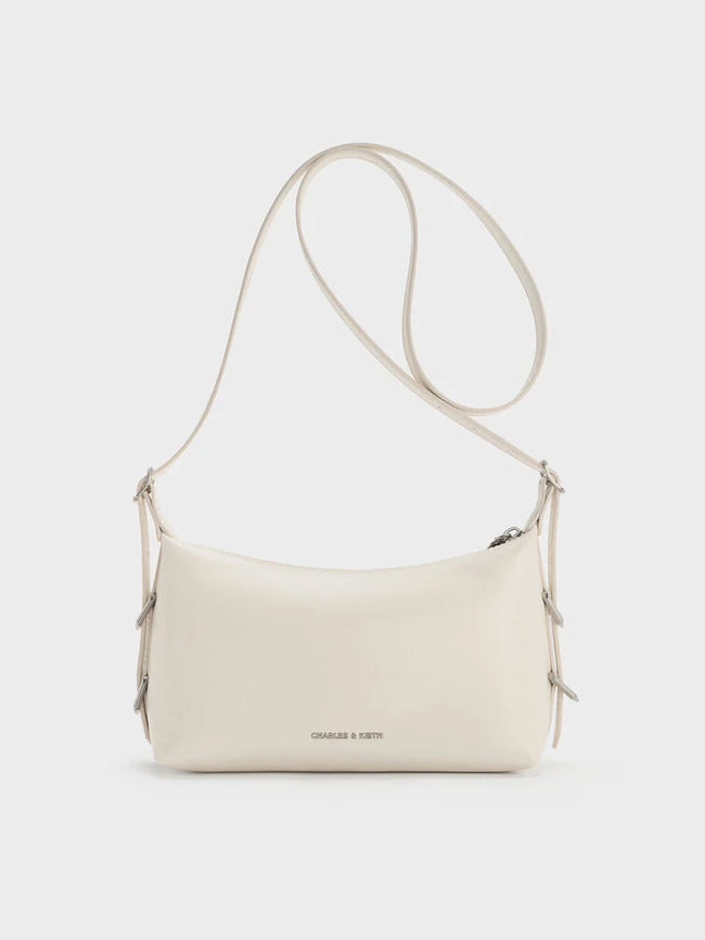 Bryna Belted Shoulder Bag_Cream