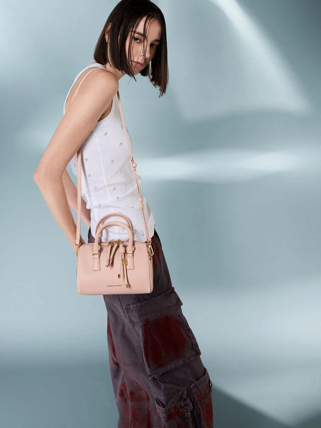 Everleigh Bowling Bag _Light Pink