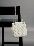 Alva Quilted Braided-Strap Shoulder Bag_Cream