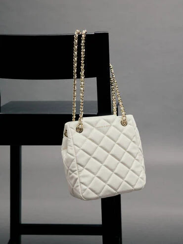Alva Quilted Braided-Strap Shoulder Bag_Cream