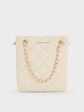 Alva Quilted Braided-Strap Shoulder Bag_Cream