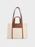 Shalia Canvas Tote Bag _Beige Canvas
