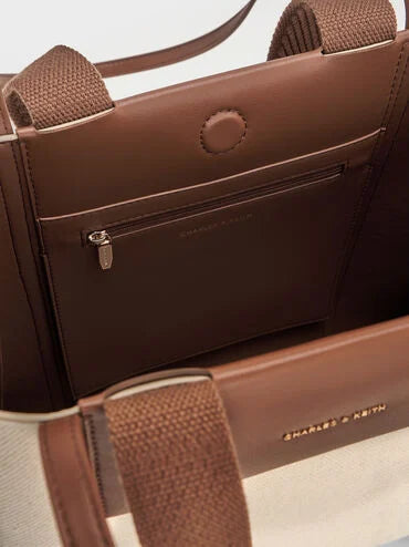 Shalia Canvas Tote Bag _Beige Canvas