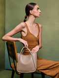 CHARLES & KEITH Women Mini Lyla Tubular Tote Bag -Taupe