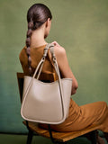 CHARLES & KEITH Women Mini Lyla Tubular Tote Bag -Taupe