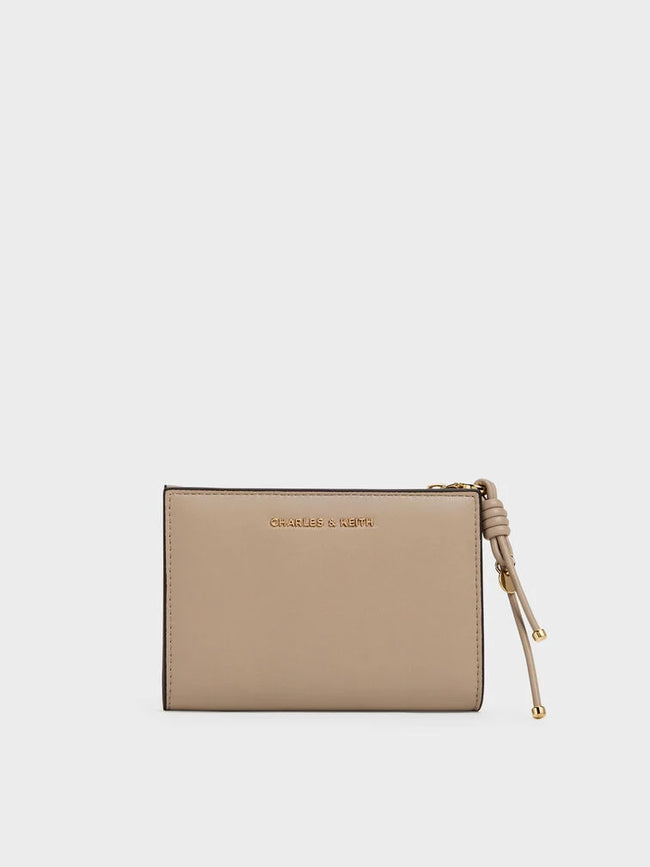 CHARLES & KEITH Women Everleigh Wallet - Taupe -Taupe