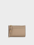 CHARLES & KEITH Women Everleigh Wallet - Taupe -Taupe