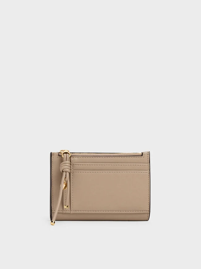 CHARLES & KEITH Women Everleigh Wallet - Taupe -Taupe