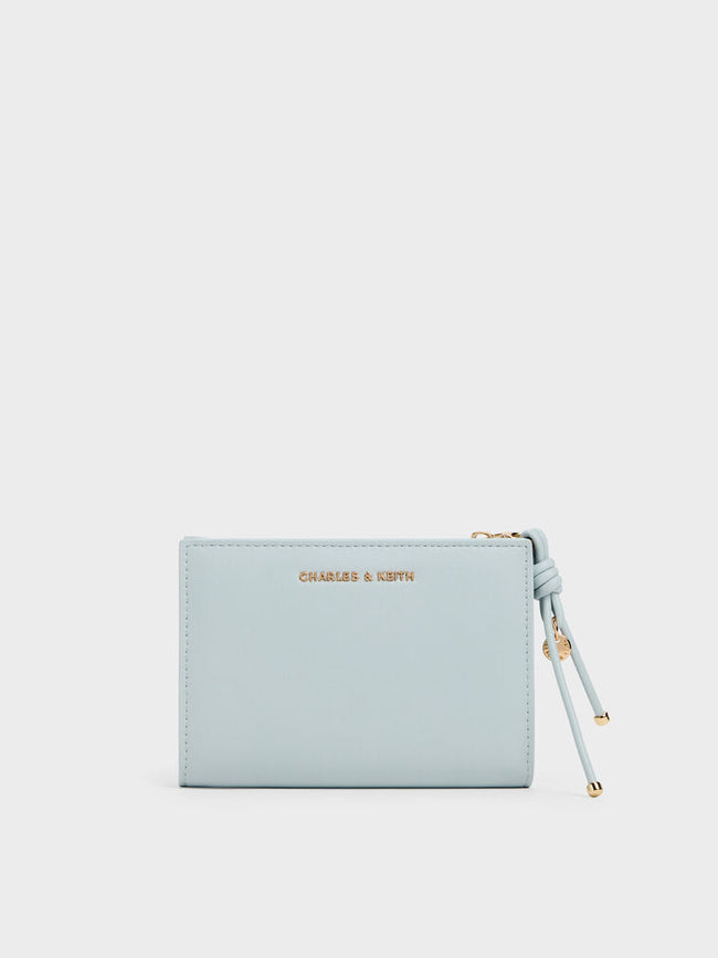 CHARLES & KEITH Women Everleigh Wallet - Sea Salt Blue -Sea Salt Blue