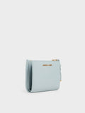CHARLES & KEITH Women Everleigh Wallet - Sea Salt Blue -Sea Salt Blue