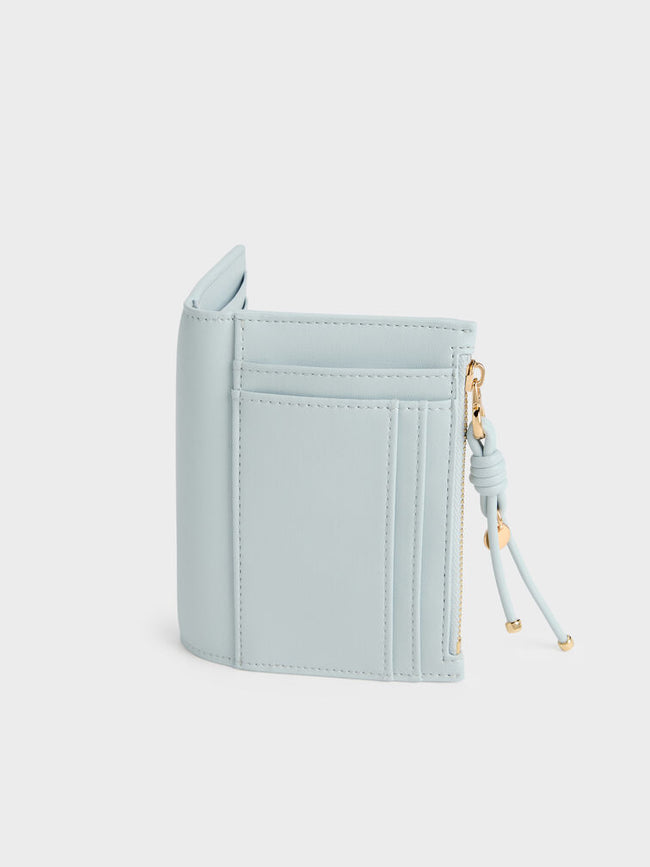 CHARLES & KEITH Women Everleigh Wallet - Sea Salt Blue -Sea Salt Blue