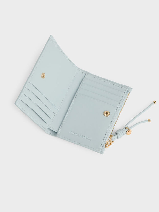 CHARLES & KEITH Women Everleigh Wallet - Sea Salt Blue -Sea Salt Blue