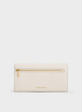 CHARLES & KEITH Lennie Chain-Handle Wallet_Cream
